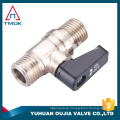 Brass Mini Ball Valve For Gas M/F 1/4" Spray painting natural gas ball valve Made in Yuhuan Oujia Valve Company